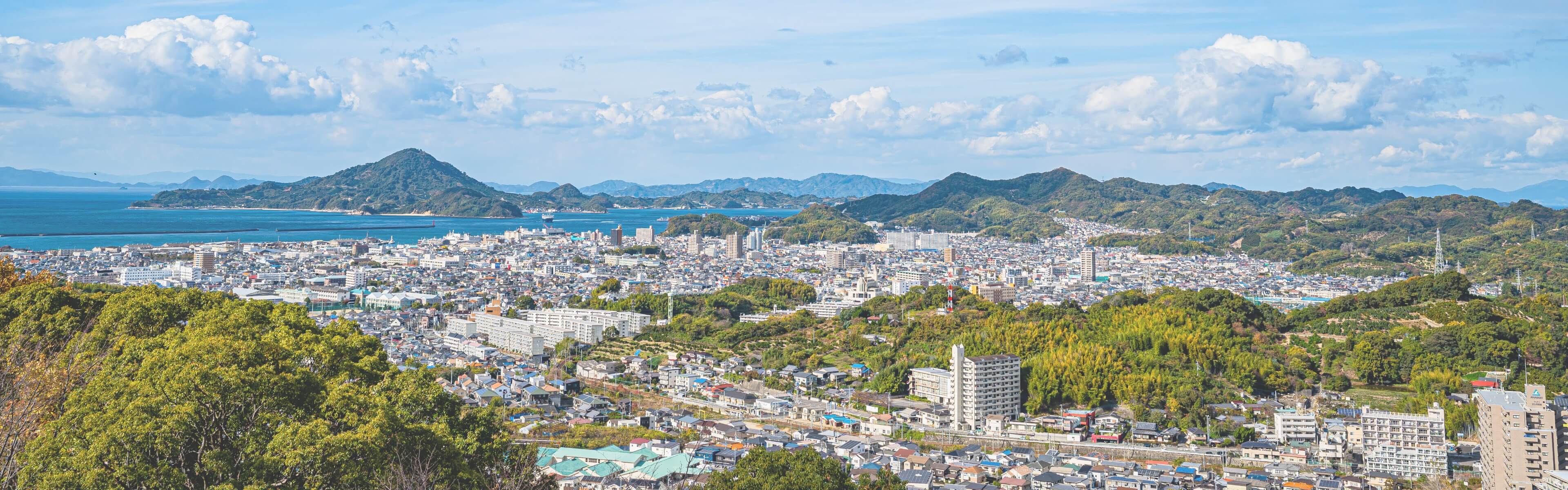 写真:松山市の俯瞰
